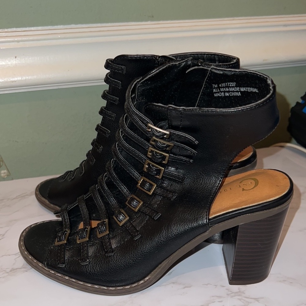 Cato high heel sandals. Color: black. Size: 7M